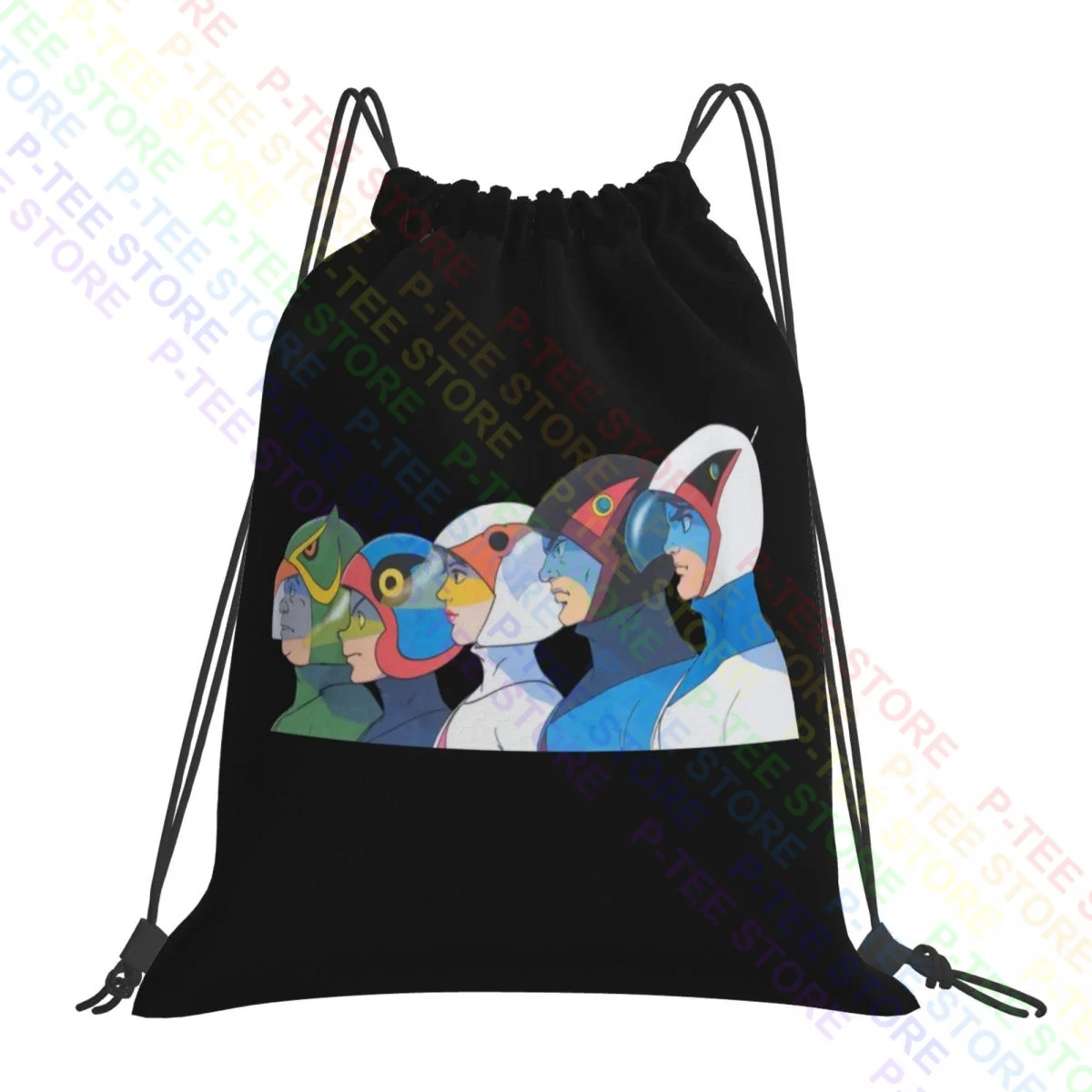 Science Ninja Team Gatchaman Ohya Japan Limited Cosplay Drawstring Bags Gym Bag Vintage Beach Bag