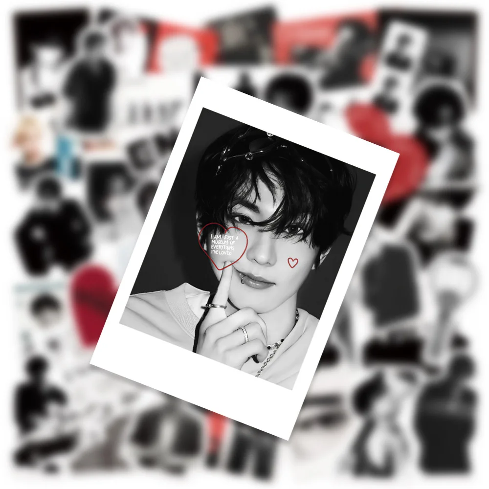 50 قطعة جديد KPOP-ENHYPEN كوريا هيسونغ جاي جيك سونغهون JUNGWON NI-KI ألبوم موضوع صور الحفلات ملصقات حقيبة الظهر المحمول