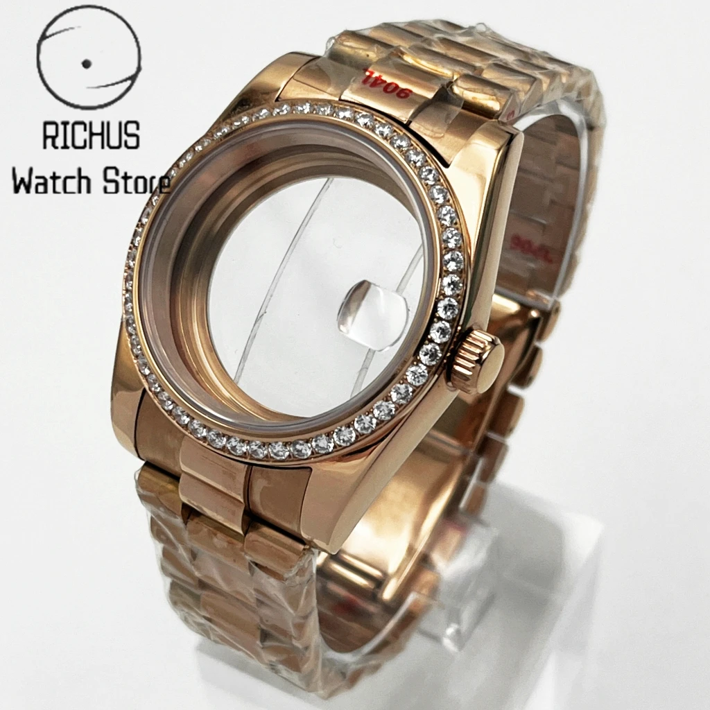 

Фотообои 36/39 мм, искусственное сапфировое стекло, фотообои с ремешком подходит для NH35 NH36 ETA2824 2836 PT5000 Miyota82 Series, механизм