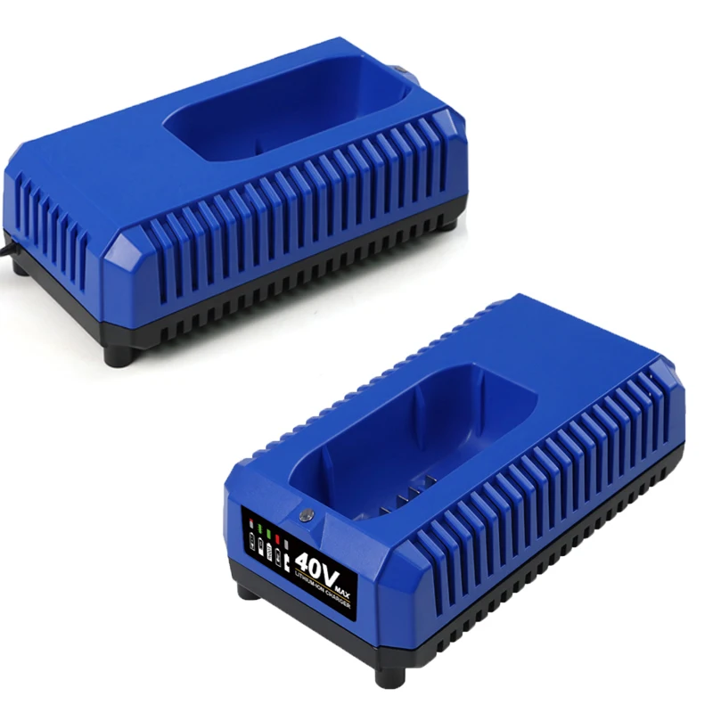 

40V Lithium Battery Charging Station Portable Rapid Charger Replacement Charger Compatible with For Kobalt 40V Lithium Batteries