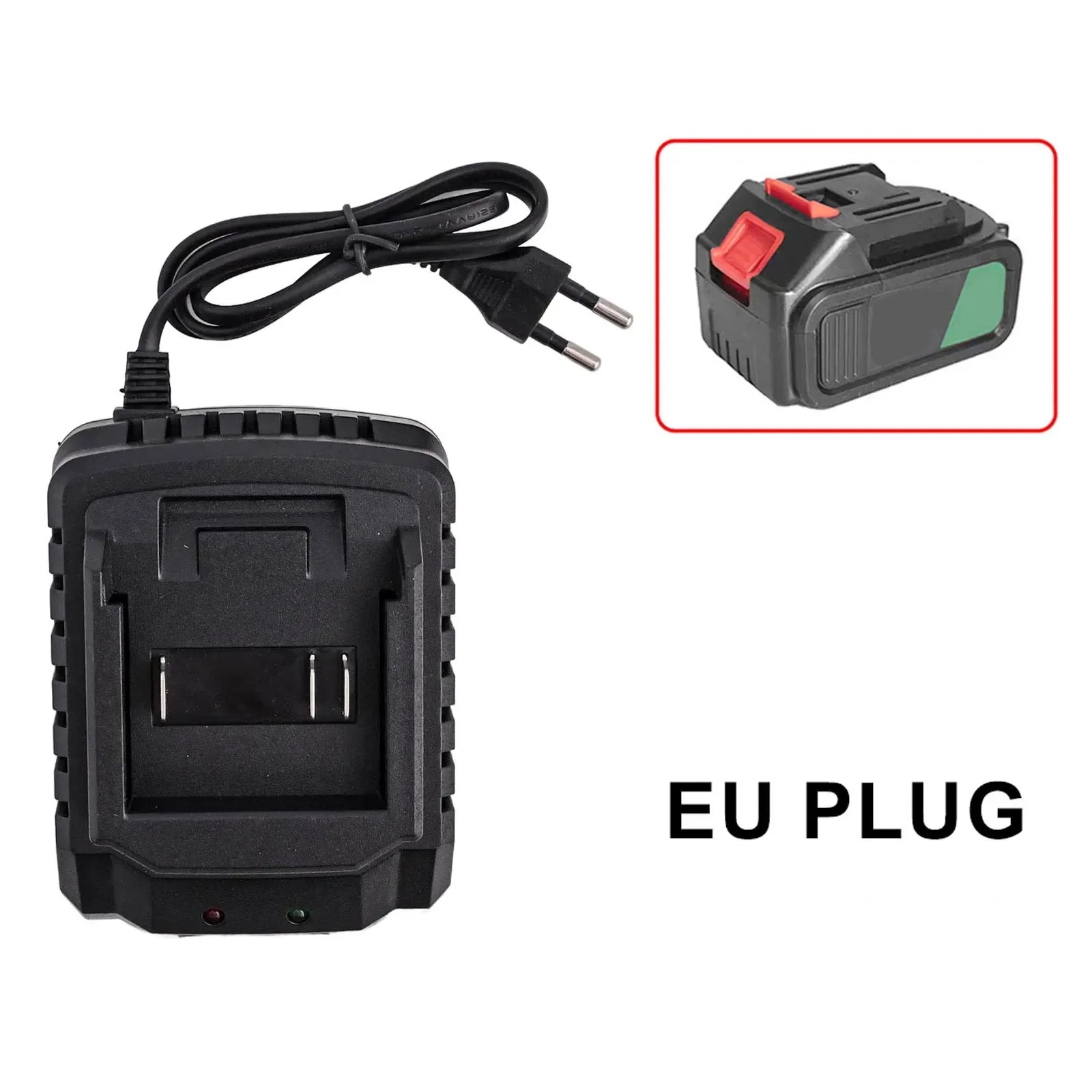 

1PC Lithium Battery Charger 2A 21V European Battery Charger For-Makita Battery Lithium Wrench Charger Power Tool Accessories