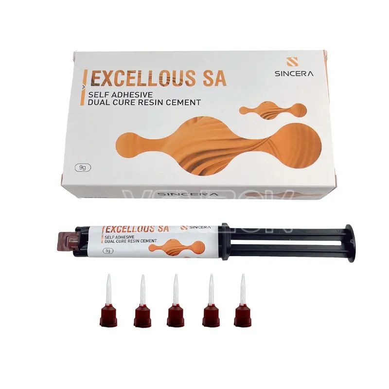 

Стоматологический самоклеящийся цемент двойного лечения для непрямого цементации керамики/смолы/металла