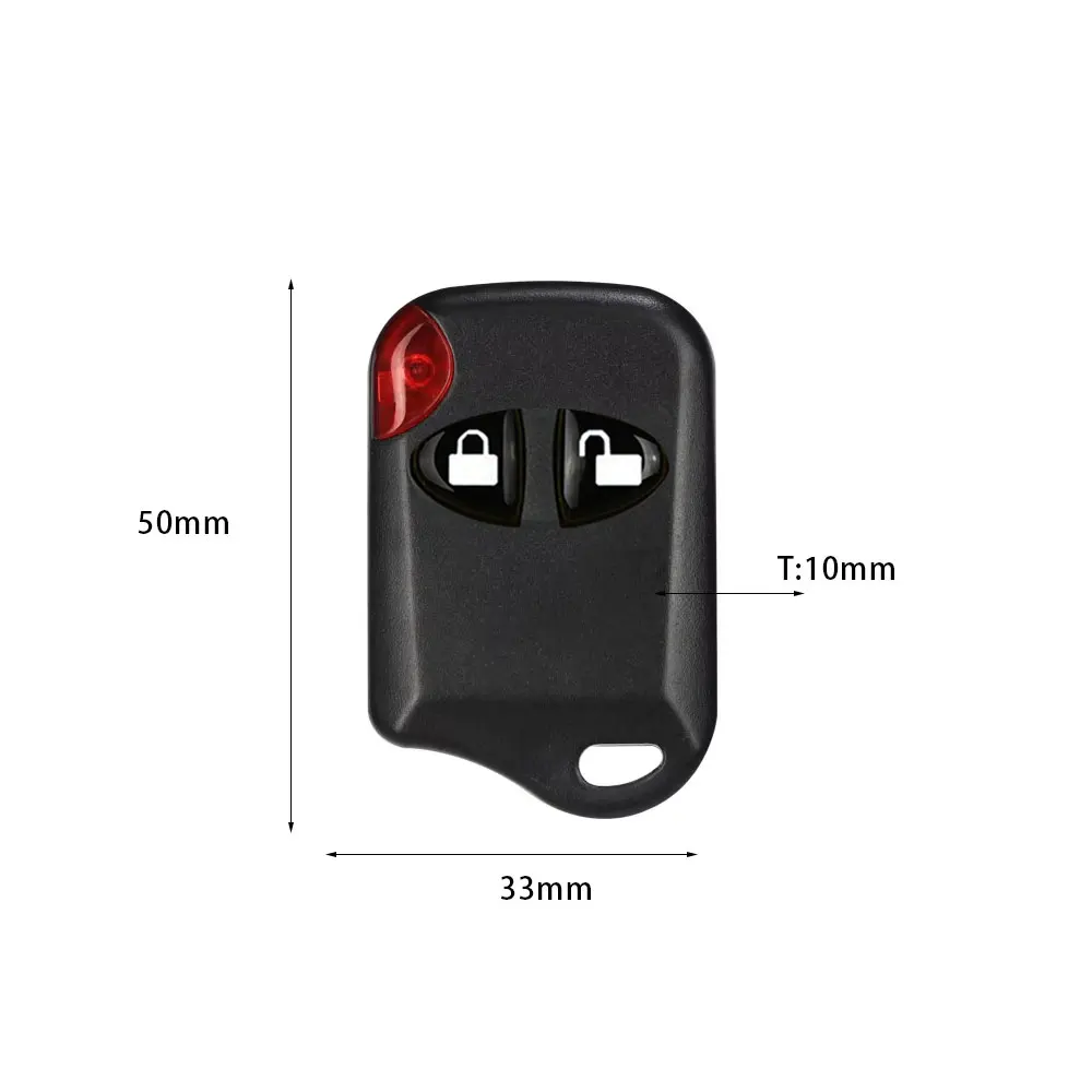 2 Keys 433MHz RF Remote Control Transmitter Cloning Duplicated Copy code for Electric Garage Door gate Opener Diy Led Light