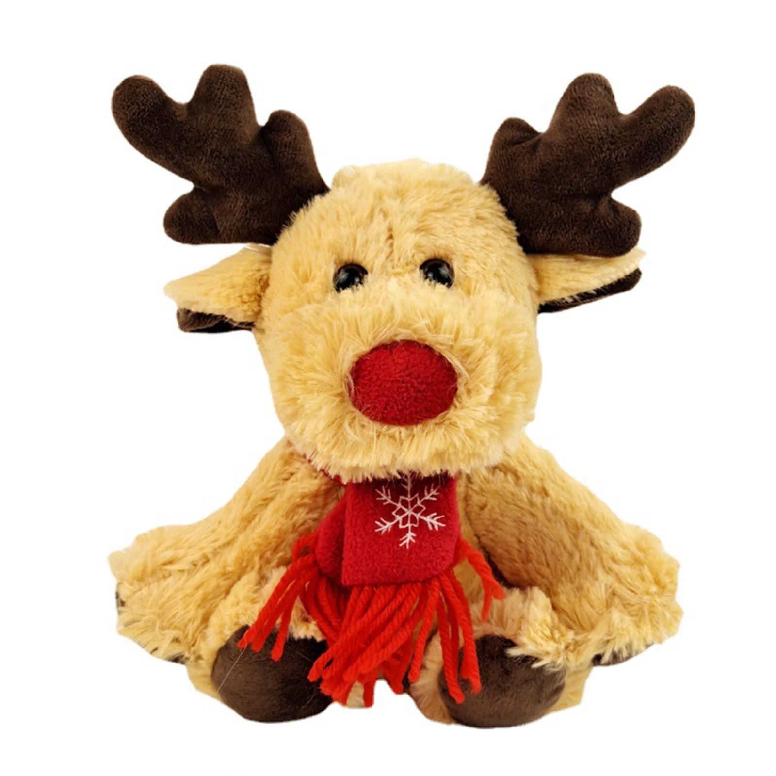 Christmas Elk Plush Dolls Anti-wrinkle Plush Adorable Animal Charactors Gift for Christmas Birthday New Year