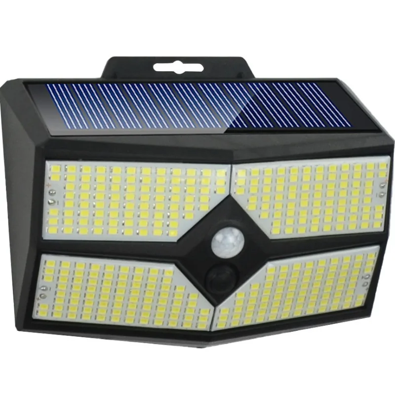 Outdoor impermeável Solar Powered Spotlight, luz solar, controle inteligente do sensor de movimento PIR, lâmpada de jardim, 33 LED