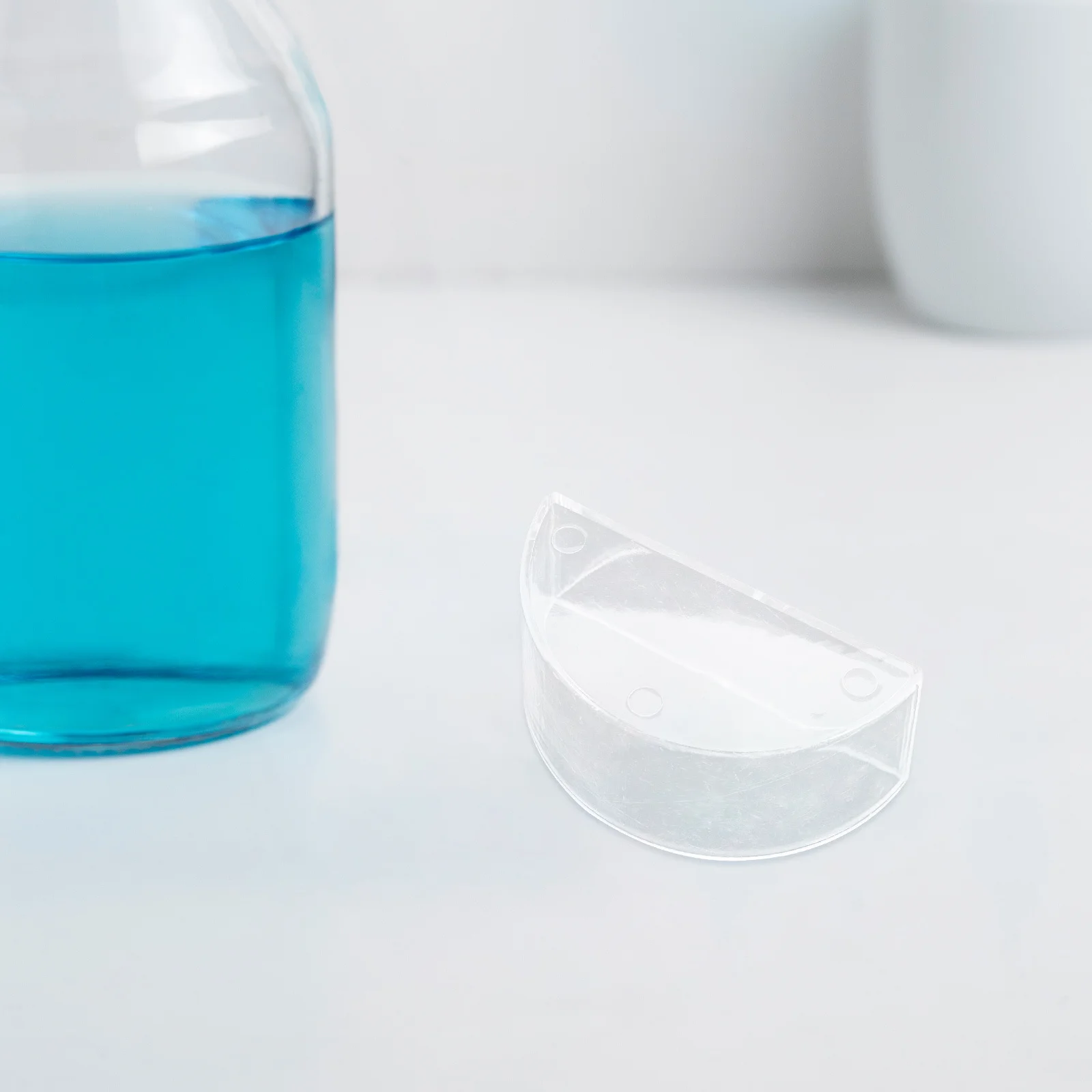 

Semicircular Transparent Refraction Tank Physics Teaching Tool Clear Optical Lens Classroom Experiment Gear Convex Mirror