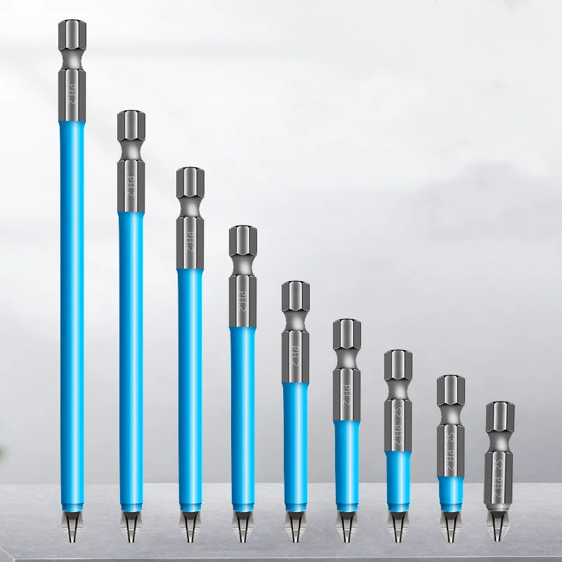 Cross non-slip batch head electric screwdriver head strong magnetic batch head electric batch head twist screw strong magnetic