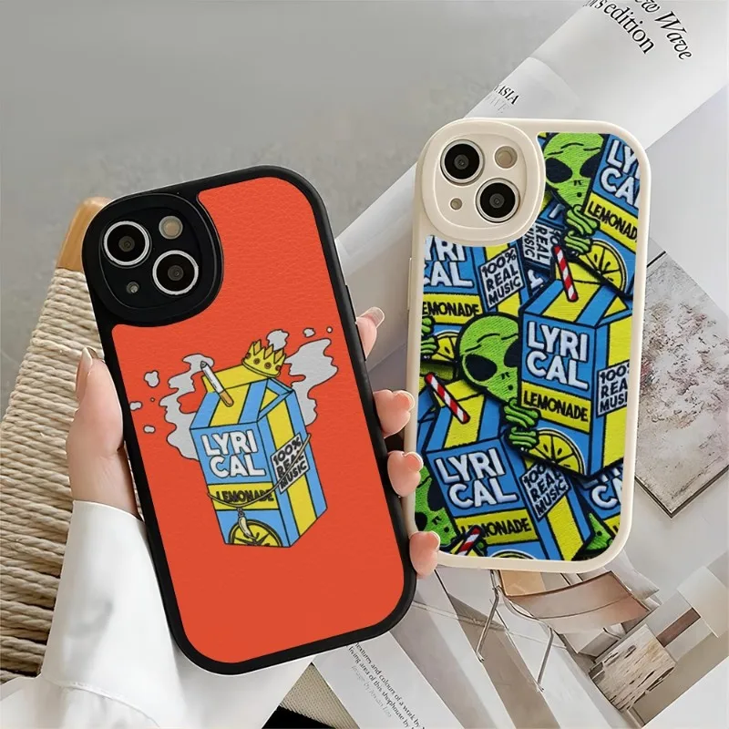 Aliens Drink Lyrical Lemonade Phone Case 2023 Hot For IPhone 14 11 13 12 Pro Max Mini Xs X Xr 7 8 Plus SE2020 Leather Cover