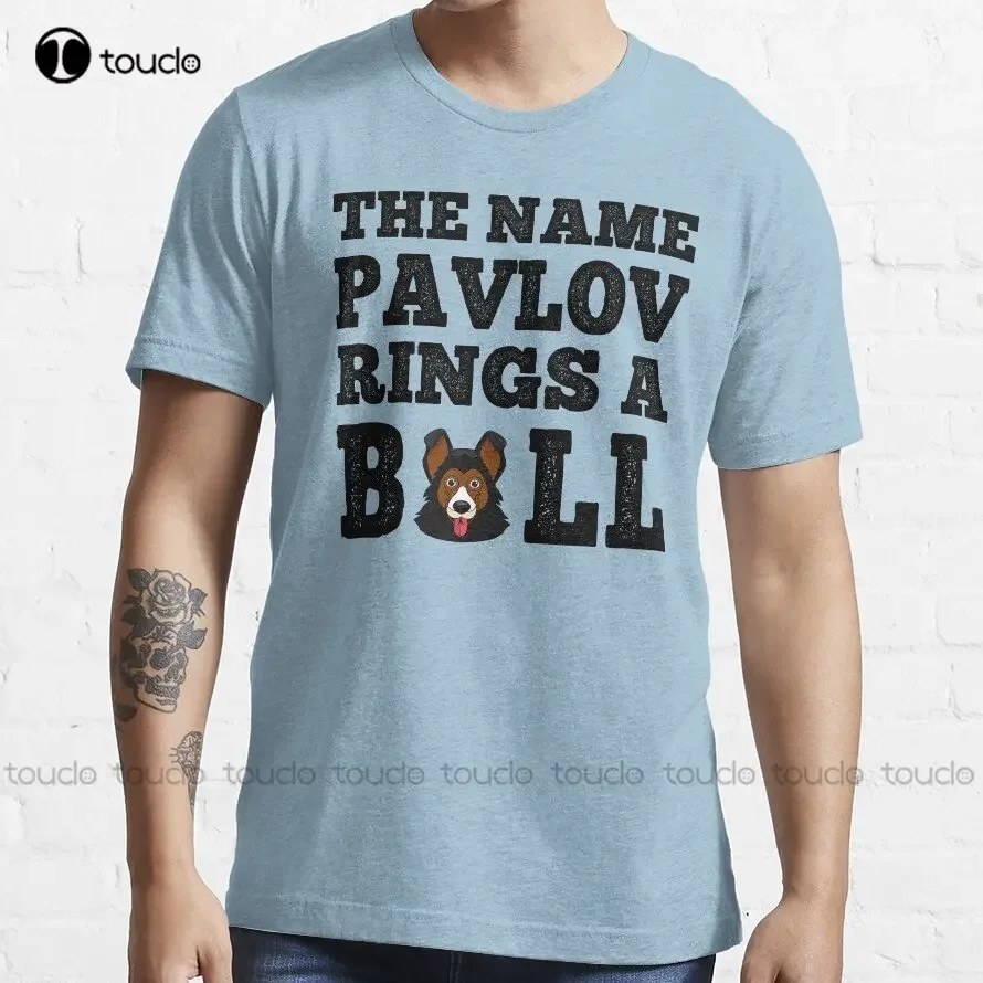 Does The Name Pavlov Ring A Bell | Psychology Student T-Shirt Custom Aldult Teen Unisex Digital Printing Tee Shirts Custom Gift