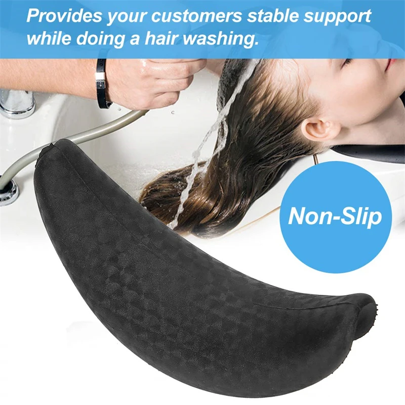 Professional Salon Hair Washing Sink Cushion Soft Silicone Shampoo Cylinder Neck Pad Cleaning Headrest Pillow Beauty Tools