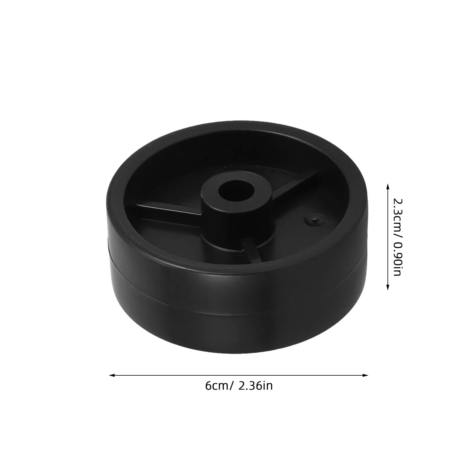 8Pcs Black Plastic Patio Heater Wheels Replacement Stable Moving Support Universal Outdoor Propane Heater Stand Accessories Kit