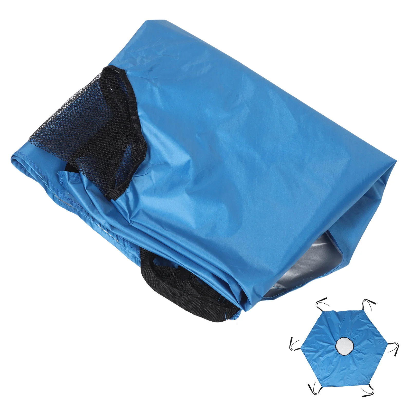 

Trampoline Shade Cover 5ft Portable Uv Protection Sunshade Canopy Outdoor Tear-Resistant Easy Install Trampoline Cover