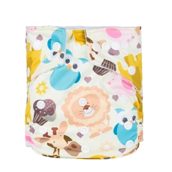 [BABYLAND] 2022 Baby Cloth Diapers Ecological Adjustable Pocket Nappy Fit 3-15kg Baby Washable Reusable Diaper Covers Girls boys