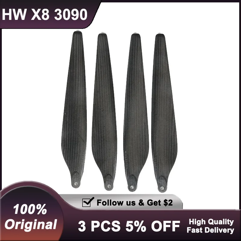 

8120, совместимые с двигателем Hobbywing X8 3090, 30 дюймов, пропеллеры из углеродного волокна, сверхмощные складные лопасти для распыления