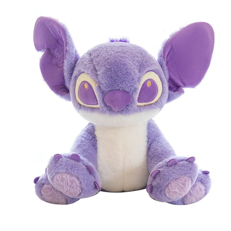 Kawaii Stitch Plüschtier Lila Stuffie Puppe für Kinder Geburtstag Weihnachtsgeschenk Stofftier Niedliche Babypuppe Perfekt für Kinder