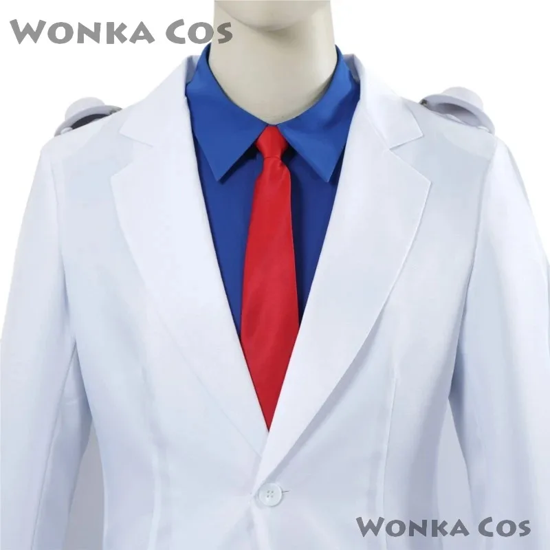 

Kaitou Kiddo Cosplay Costume Kid. The Phantom Thief Kuroba Kaito Anime Cosplay Full Set Hat Cape Halloween Party Role Play Suits