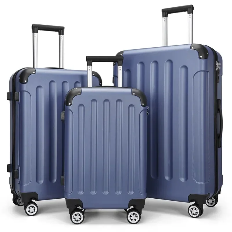 3pcs Hardshell Luggage Set Lightweight, Durable ABS Suitcases 20