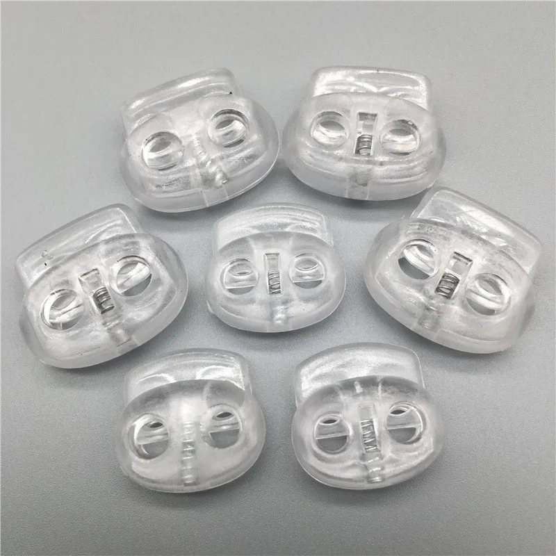 60 pcs 16mm Drawstring Adjuster Clips, Anti-Slip Grip and Universal Drawstring Fit, ideal for Hat Cord Stoppers