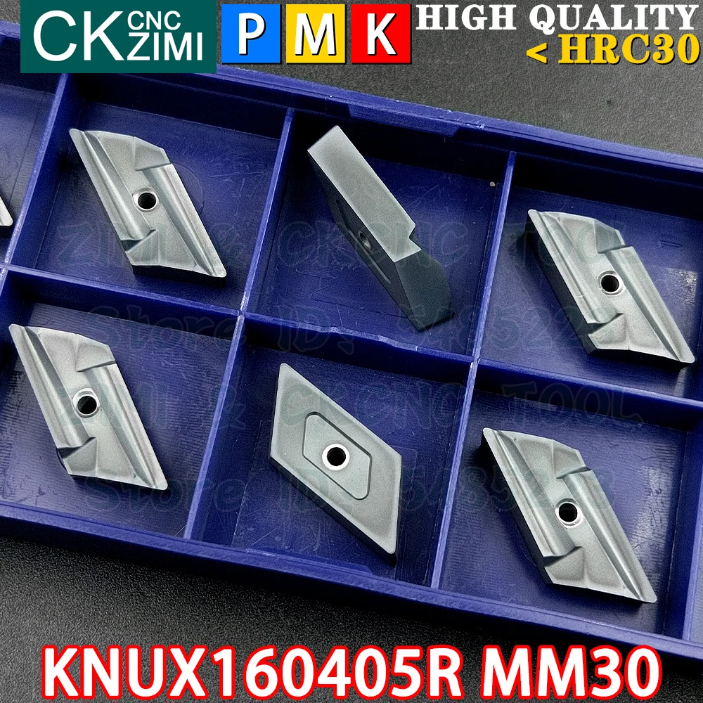 KNUX160405R MM30 KNUX 160405R MM30 초경 인서트 선삭 인서트 절삭 공구 DKJNL DKJNR 용 KNUX1604 KNUX 1604 R MM30 MM10 CNC 금속 선반 공구