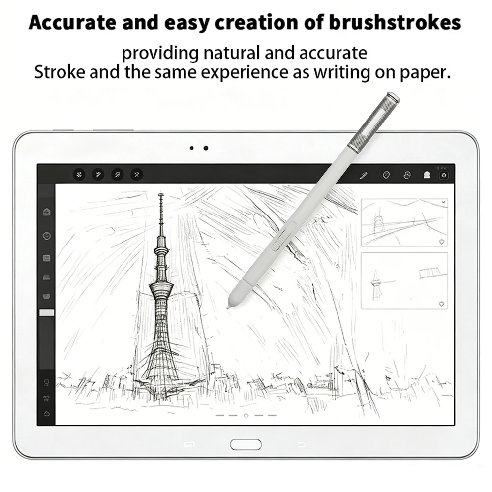 Capacitive Stylus S Pen for Samsung Galaxy Note 10.1 P600 P601 P605 2014 Edition SM-P600 Tablet Touch Screen Active Stylus Pen - view 5