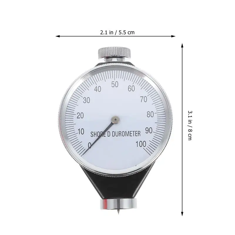 Durometer Hardness Testing Equipment Tester Metal Shore Sclerometer Digital Display White