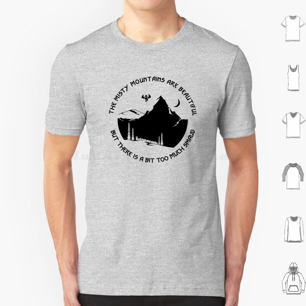 The Misty Mountains T Shirt Men Women Kids 6Xl Rivendell Gandalf Tolkien Bilbo Frodo Aragorn Baggins Elves Fantasy The Shire