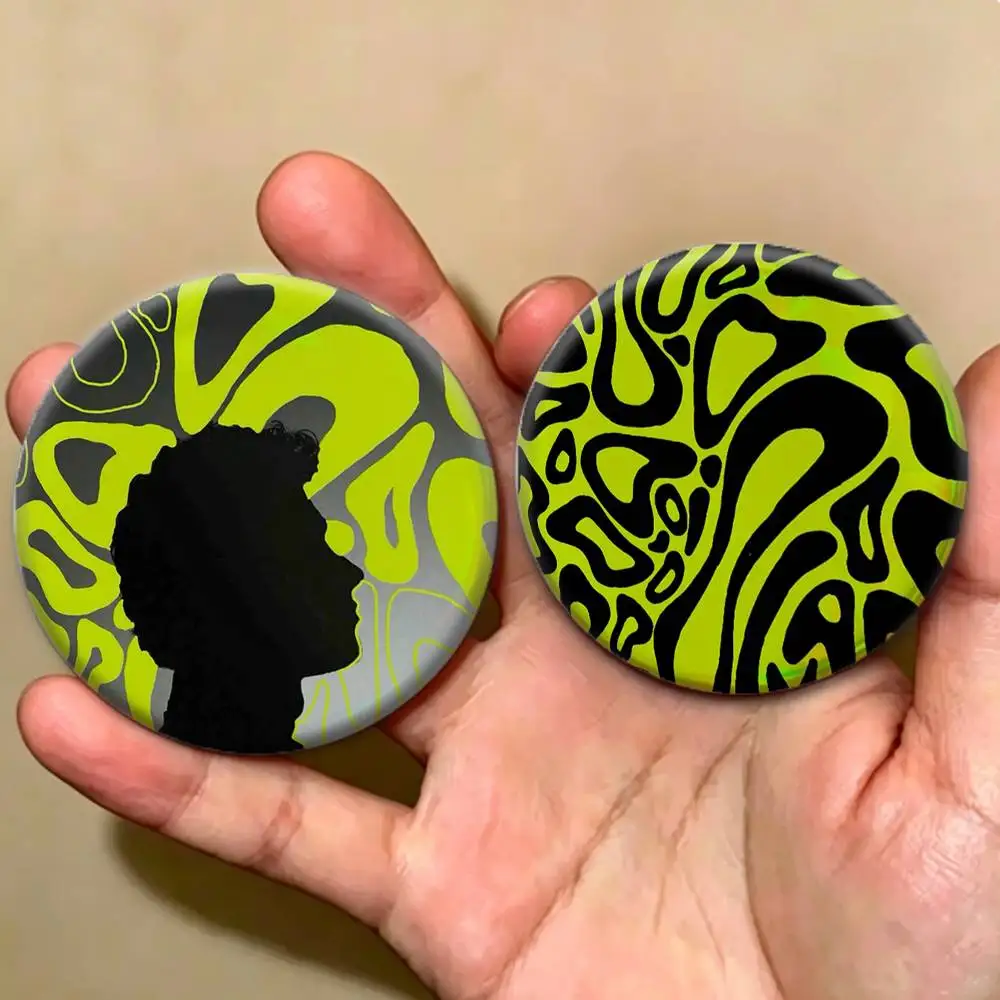 Motorsports Celebrity Lando N-Norris   Badges Creative Tinplate Button PinsBrooch Badge Clothes Backpack