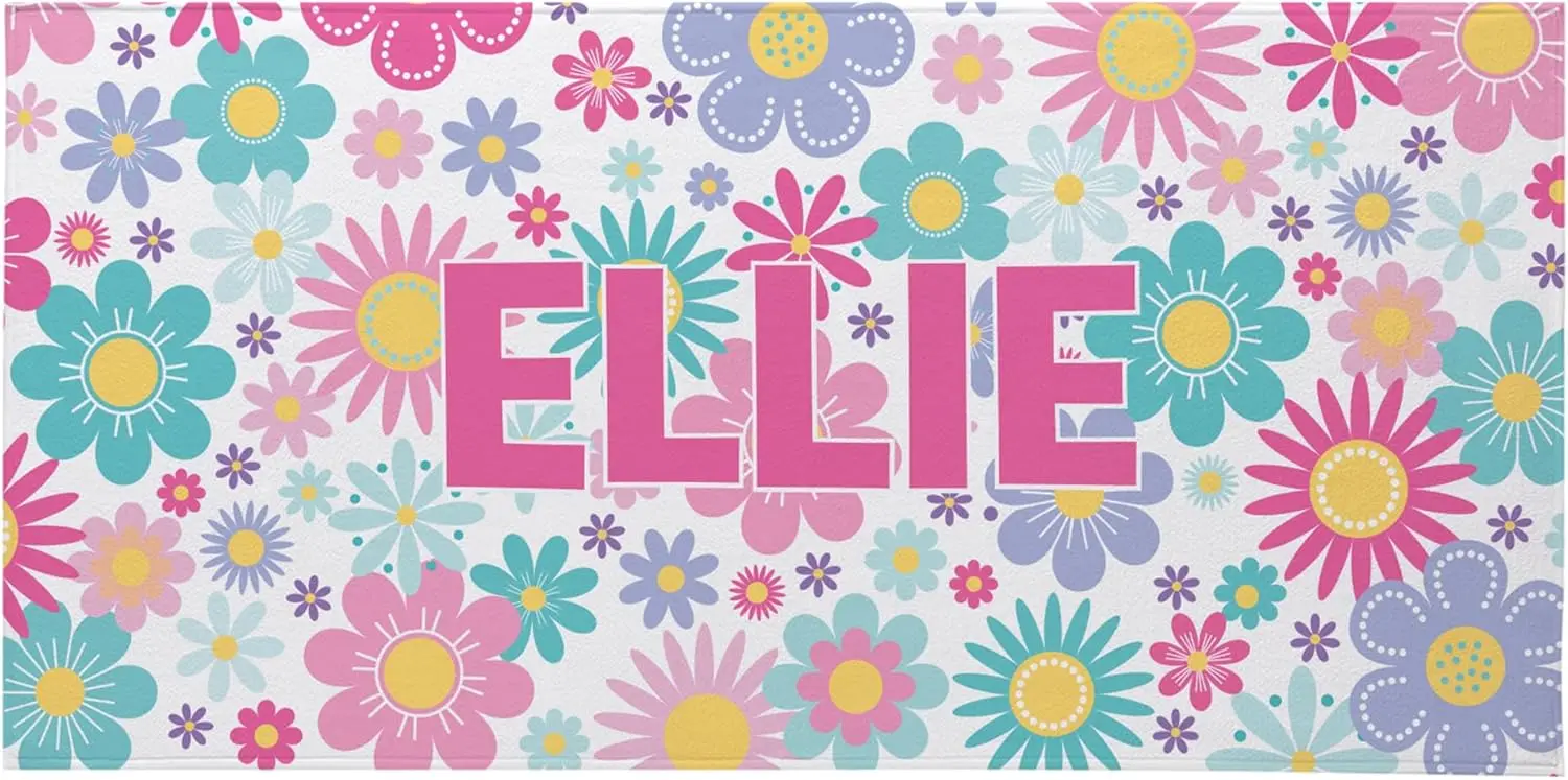Let's Make Memories Personalized Beach Towel - Vacation Gear - for Beach, Pool, Camp, Vacation - Customize with Name