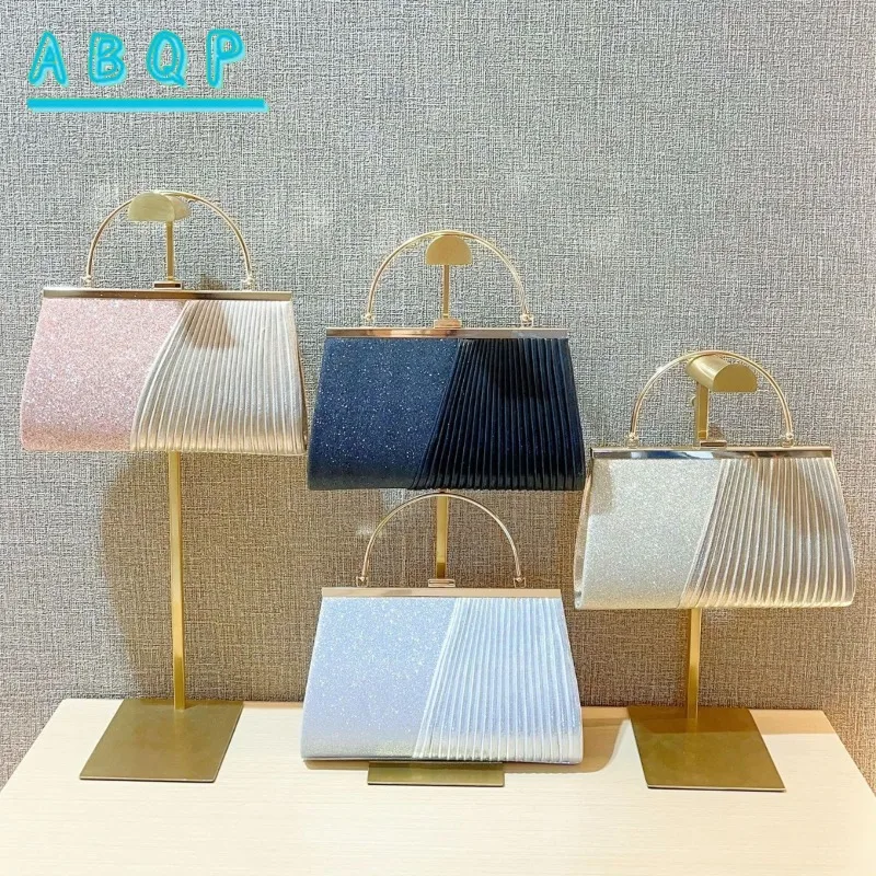 

New Evening Women's Bag Luxury Brand Shiny Mini Handbag Colorful Diamond Large Capacity Mini Women's Shoulder Bag High Quality