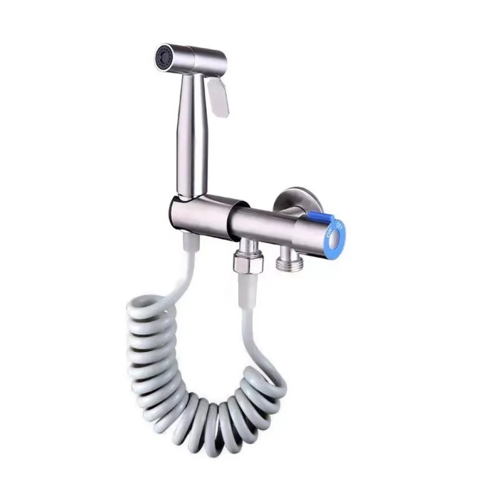 

Ручной опрыскиватель для биде высокого давления, регулируемый гибкий шланг, головки опрыскивателя для унитаза, простая установка, не протечек