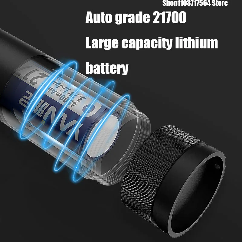 

LED Strong Light Flashlight Mini Portable Side Light Rechargeable Long Range Portable Outdoor Household Small Flashlight