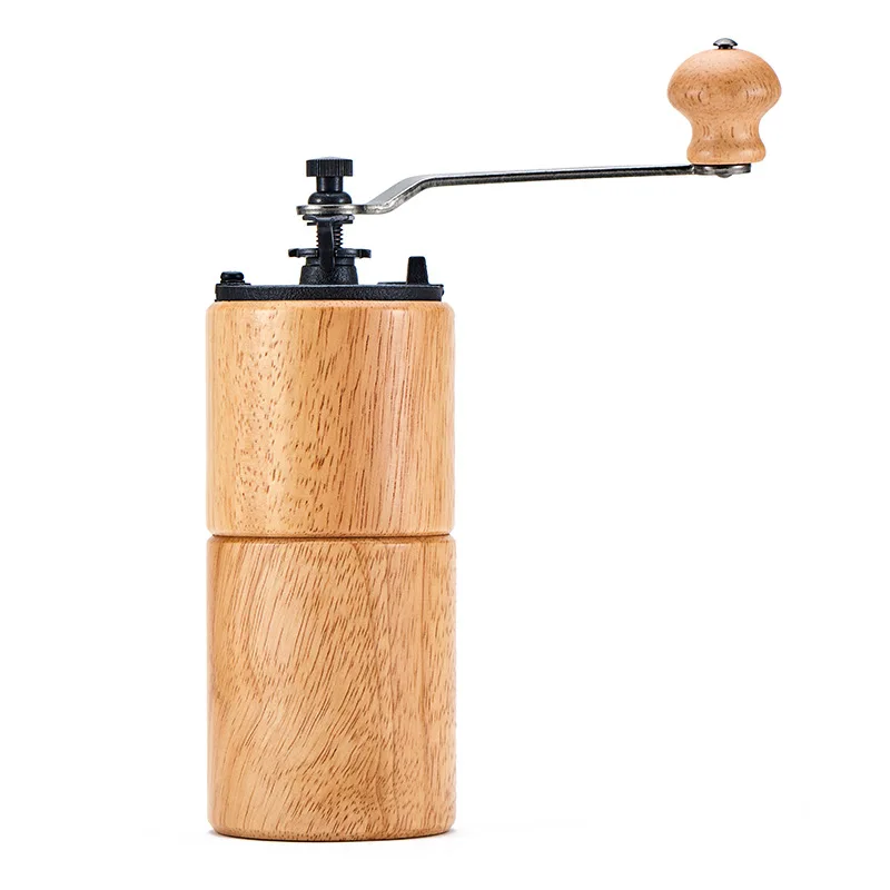 Manual Coffee Grinders Solid Wood Material Outdoor Portable Home Coffee Grinder Can Grind Coffee, Pepper, Tablets, Kosher Salt