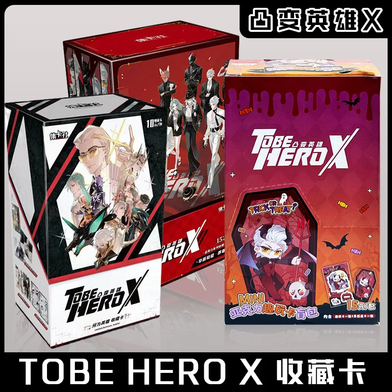 

Подлинные коллекционные карты Society Converge Hero X Card What is Hero, великолепная дебютная серия на Хэллоуин, аниме, периферийные акриловые подарки