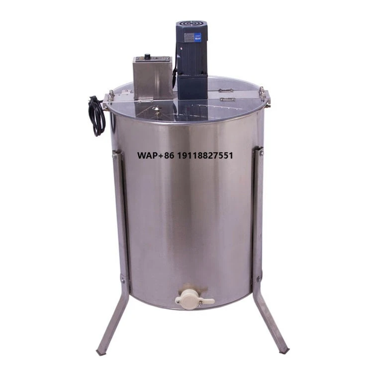 Stainless Steel 4 Frames Radial  Electric Honey Extractor with the Best Quality and the Lowest Price