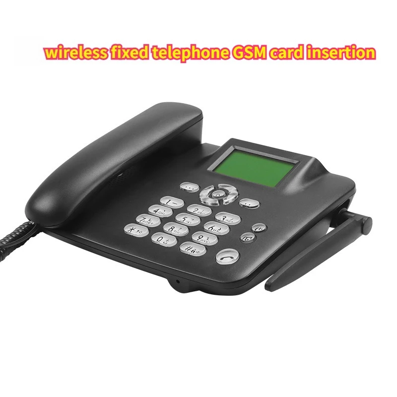 Wireless fixed phone GSM card landline phone dual card recording FM radio old man machine