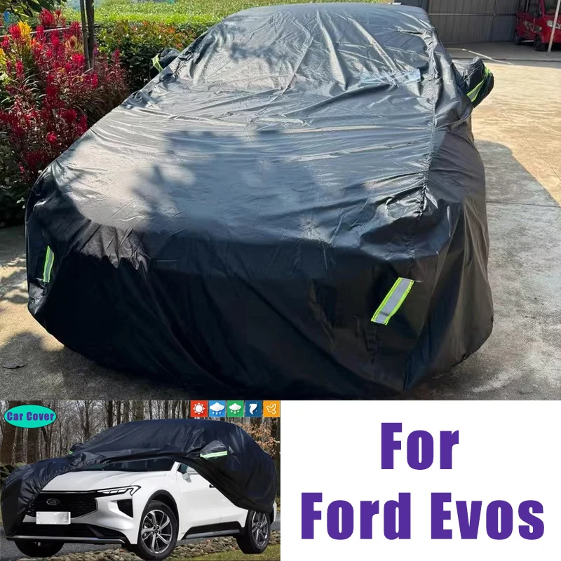 

For Ford Evos Car Full Outer Covers Outdoor Waterproof Dustproof Sun Rain Snow Protection Exterior Car Accessories