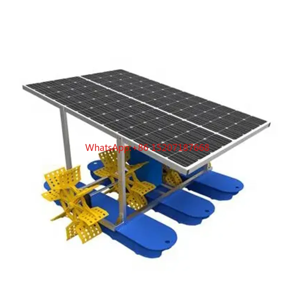 

Fountain With Controller And Panels Floating Pond Farm Solar Oxygen Aerator