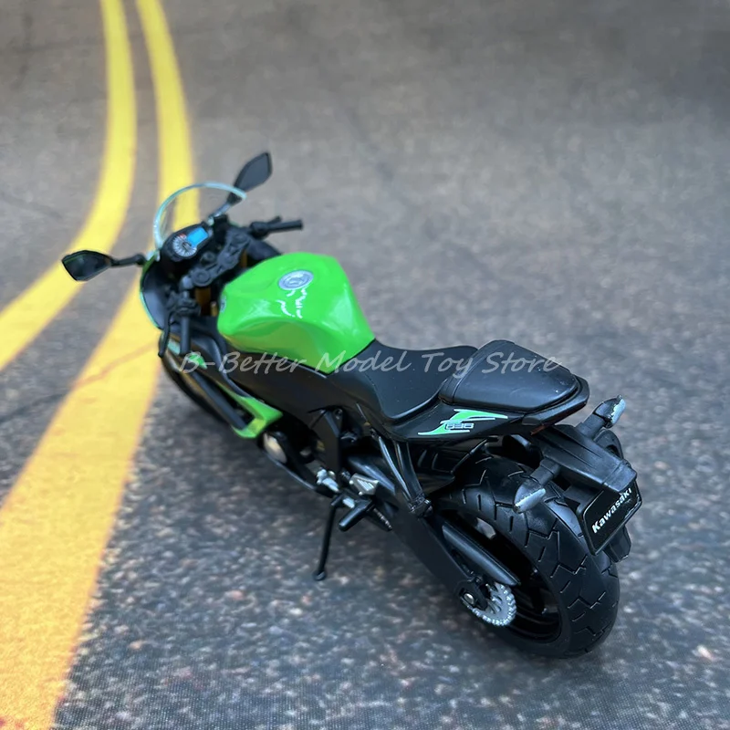 1:12 Diecast Motorcycle Model Toy ZX-6R Sport Bike Miniature Replica