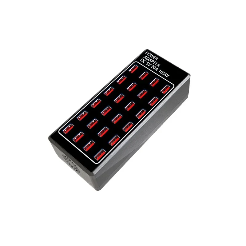 

USB Multi-port Charger 24-port Mobile Phone Charging Adapter 5V2A20A100W Charger