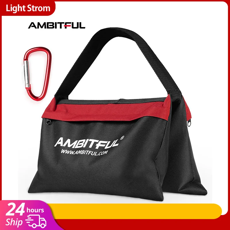 Ambitful 44x33cm Load-Bearing Sandbag Photography Studio Video Stage Film Heavy Duty Sandbag  for Light Stands Boom Arms Tripods