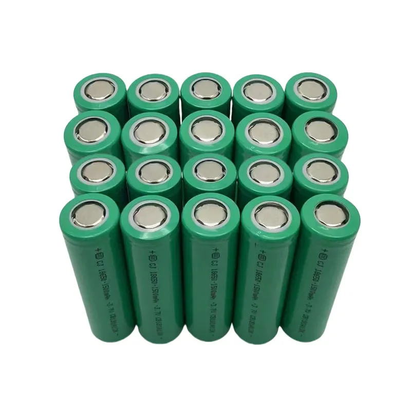 100% Real Capacity 3.7V 1500mAH 18650 Lithium Ion Rechargeable Battery, Suitable for Various Electronic Products