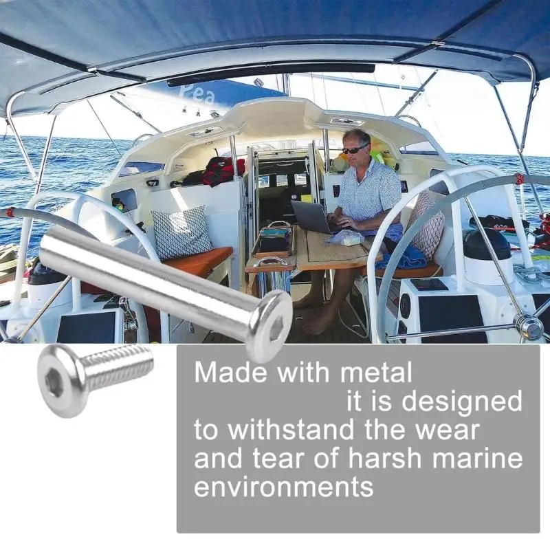 Rustproof Marine Bolts For Boat Top Bimini Cover Bracket Assembly 001177 005362