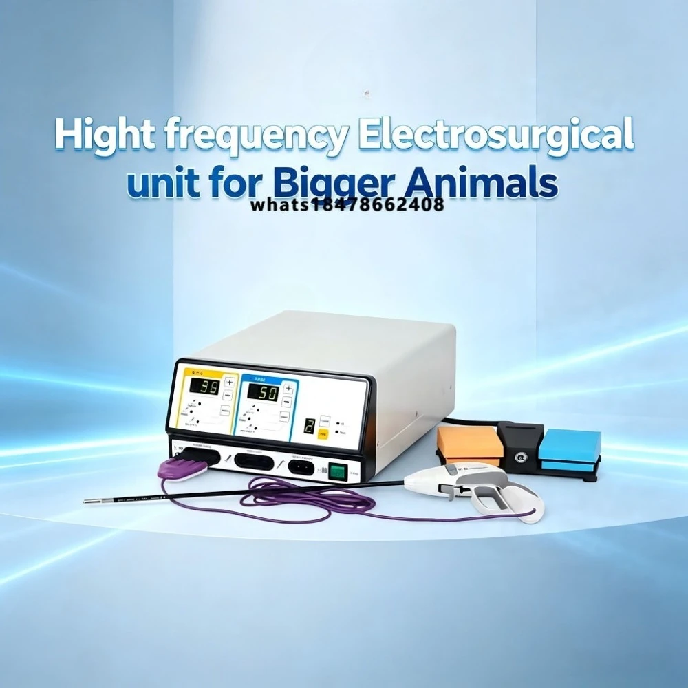 EUR VET Veterinary Electrosurgical Device, High Frequency Electrosurgical Knife, Unipolar Bipolar Surgery Generator for Pet Surg