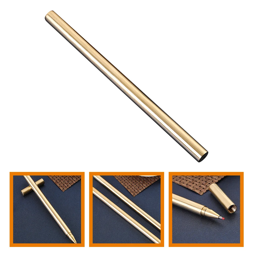 Copper Fine Ink Writing Portable Signature For Office School Business Use Write Pen Daily Use Writing Pen Stationery Supply