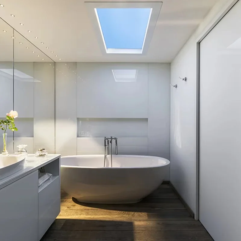 2026 السماء الزرقاء ضوء مصباح السقف للحمام ديكور داخلي لوحة غرفة الاطفال مصباح المطبخ الإضاءة الطبيعية سطح السقف شاندل #5