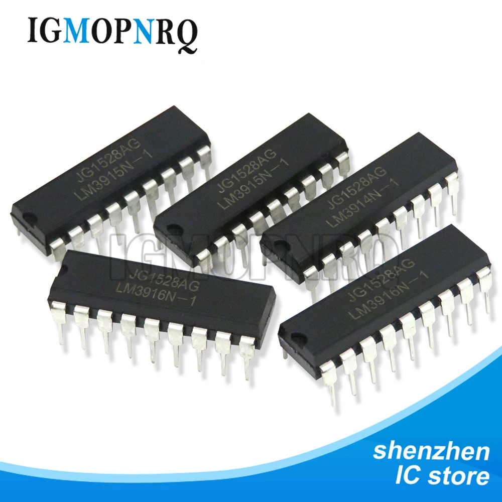 10pcs LM3914N LM3915N LM3915N-1 LM3914 LM3914N-1 LM3915N-1 LM3916N-1 DIP-18 LED Lighting Drivers