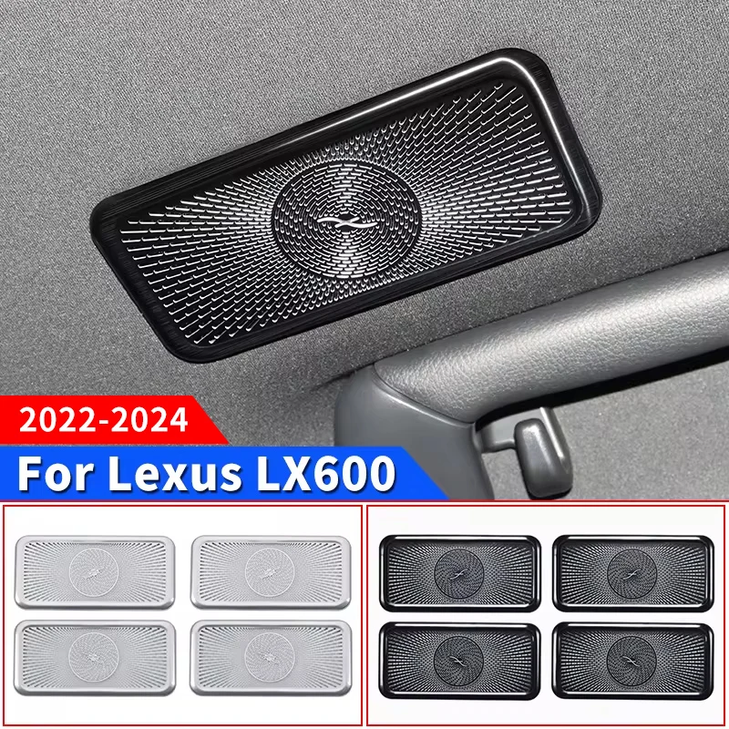 

For 2022 2024 Lexus Lx600 Roof Loudspeaker Horn Frame LX 600 Interior Upgraded Stainless Steel Accessories Modification