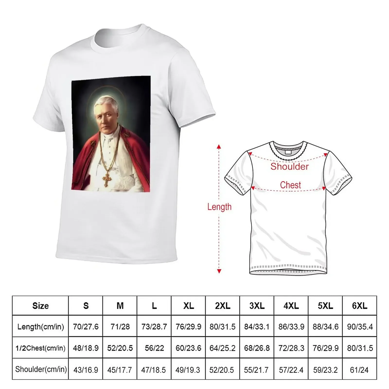 Pope Pius X - Saint of the Day 21 august T-Shirt tops new edition sports fans funny t shirts for men