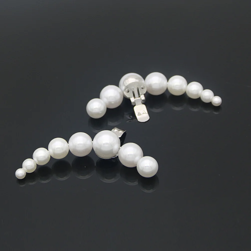 

1 Pair Pearl Shoe Clips Decorative Shoe Clips Detachable Pearl Shoe Buckles for Women Shoes shoe clips for pumps