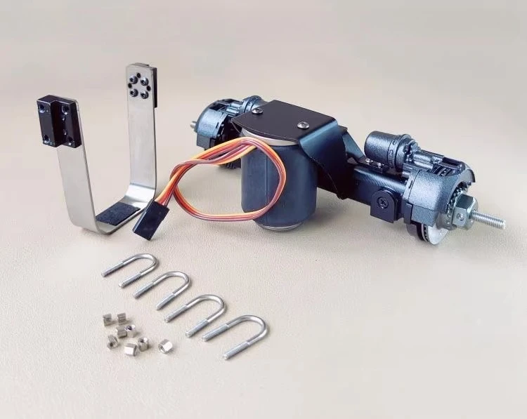 

Non-powered rear axle airbag lift kit For 1/14 Tamiya RC Truck Trailer Tipper Scania Benz Actros Volvo MAN DIY Parts